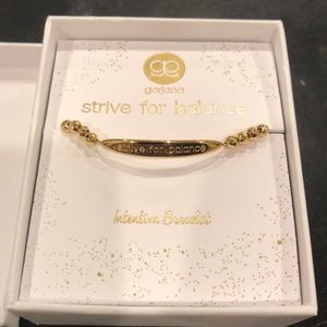 Gold Gorjana “Strive For Balance” Bracelet